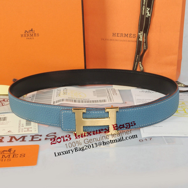Hermes Imported Belt HR1002I Light Blue Hermes Imported Belt HR1002I Light Blue