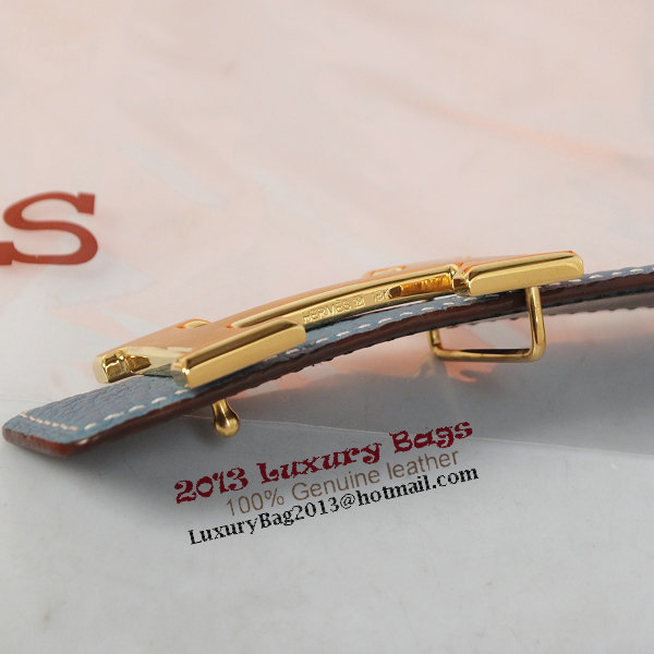 Hermes Imported Belt HR1002I Light Blue Hermes Imported Belt HR1002I Light Blue