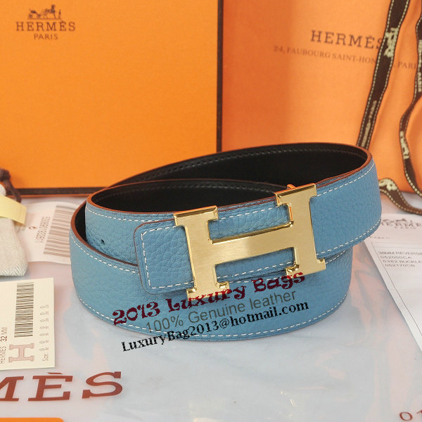 Hermes Imported Belt HR1002I Light Blue Hermes Imported Belt HR1002I Light Blue