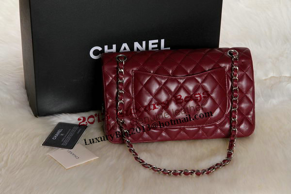 Chanel 2.55 Series Original Leather Classic Flap Bag A01112 Burgundy Chanel 2.55 Series Original Leather Classic Flap Bag A01112 Burgundy