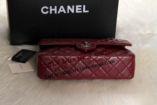 Chanel 2.55 Series Original Leather Classic Flap Bag A01112 Burgundy Chanel 2.55 Series Original Leather Classic Flap Bag A01112 Burgundy