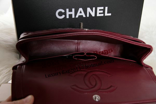 Chanel 2.55 Series Original Leather Classic Flap Bag A01112 Burgundy Chanel 2.55 Series Original Leather Classic Flap Bag A01112 Burgundy