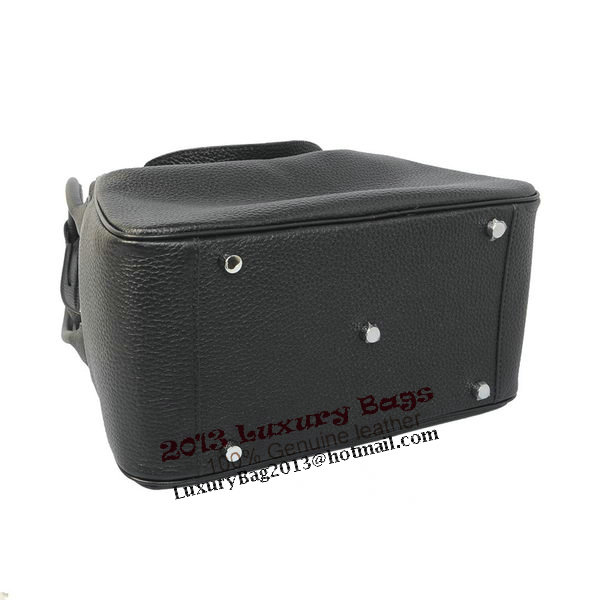 Hermes Lindy 30CM Black Grainy Leather Havanne Shoulder Bag Hermes Lindy 30CM Black Grainy Leather Havanne Shoulder Bag