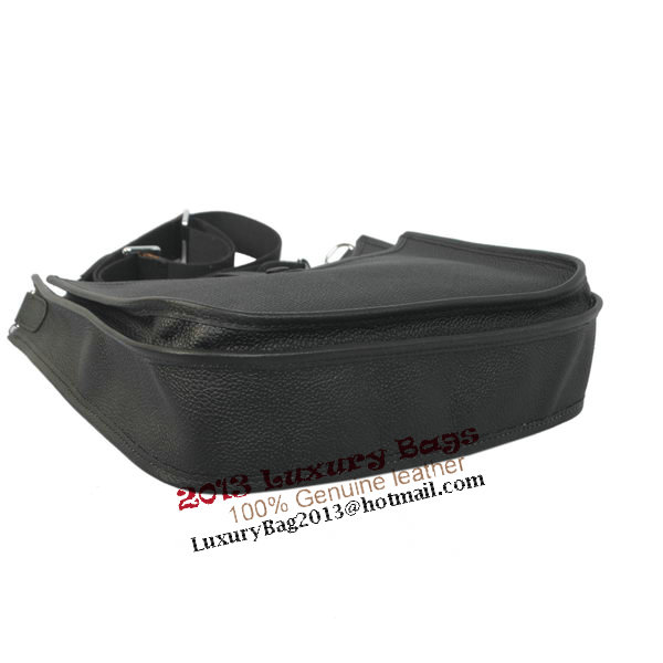 Hermes Evelyne Messenger Bag H1608 Black Hermes Evelyne Messenger Bag H1608 Black