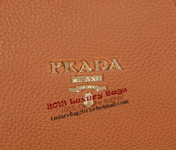 Prada Grainy Calf Leather Briefcase 80661 Wheat Prada Grainy Calf Leather Briefcase 80661 Wheat