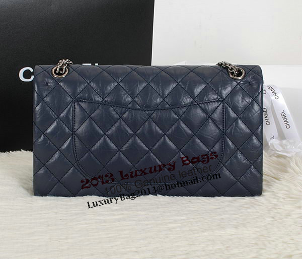 Chanel Classic Flap Shoulder Bags A226 Blue Sheepskin Leather Silver Chanel Classic Flap Shoulder Bags A226 Blue Sheepskin Leather Silver