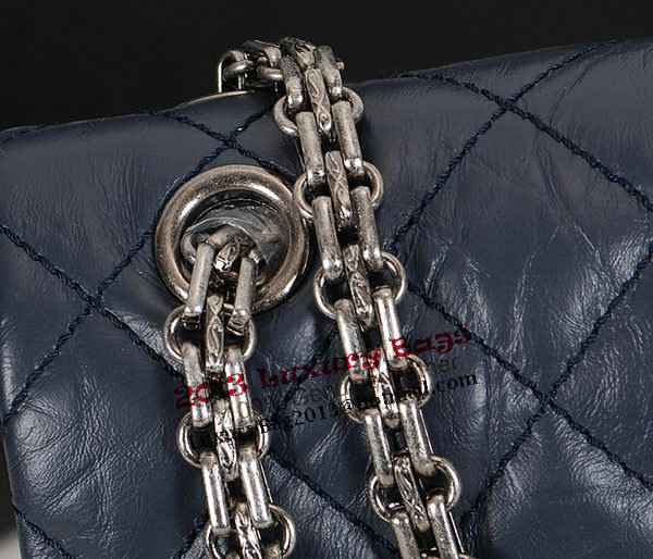 Chanel Classic Flap Shoulder Bags A226 Blue Sheepskin Leather Silver Chanel Classic Flap Shoulder Bags A226 Blue Sheepskin Leather Silver