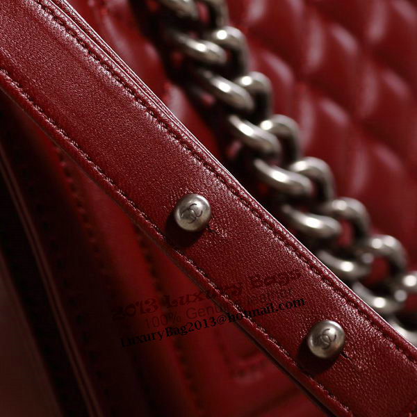 Chanel Boy Flap Shoulder Bag in Original Leather A67087 Wine Chanel Boy Flap Shoulder Bag in Original Leather A67087 Wine