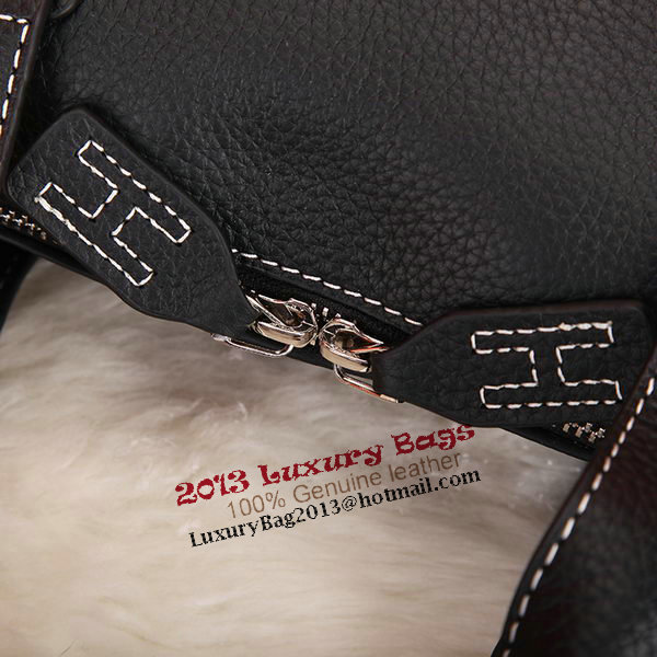 Hermes Mens Briefcase Original Calf Leather H86683 Black Hermes Mens Briefcase Original Calf Leather H86683 Black