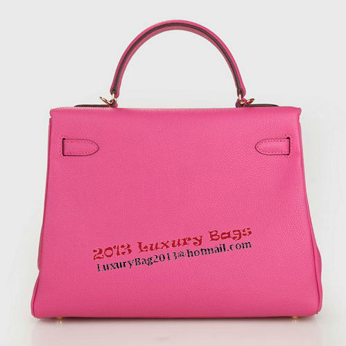 Hermes Kelly 32cm Shoulder Bag Rose Original Leather K32 Gold Hermes Kelly 32cm Shoulder Bag Rose Original Leather K32 Gold