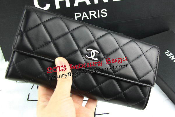 Chanel Matelasse Long Wallet Original Leather A50096 Black Chanel Matelasse Long Wallet Original Leather A50096 Black