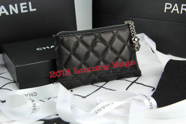 Chanel Matelasse Zip Around Wallet Original Leather A50165 Black Chanel Matelasse Zip Around Wallet Original Leather A50165 Black