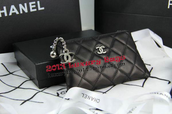 Chanel Matelasse Zip Around Wallet Original Leather A50165 Black Chanel Matelasse Zip Around Wallet Original Leather A50165 Black