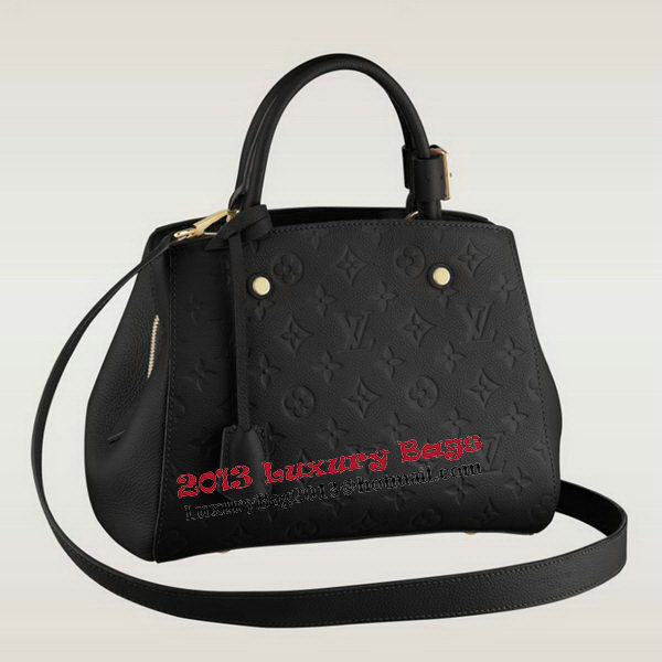 Louis Vuitton Monogram Empreinte Montaigne BB M41053 Black Louis Vuitton Monogram Empreinte Montaigne BB M41053 Black