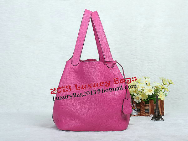 Hermes Picotin Lock MM Bag in Original Leather Rose Hermes Picotin Lock MM Bag in Original Leather Rose