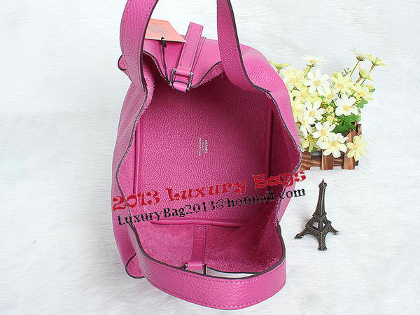 Hermes Picotin Lock MM Bag in Original Leather Rose Hermes Picotin Lock MM Bag in Original Leather Rose