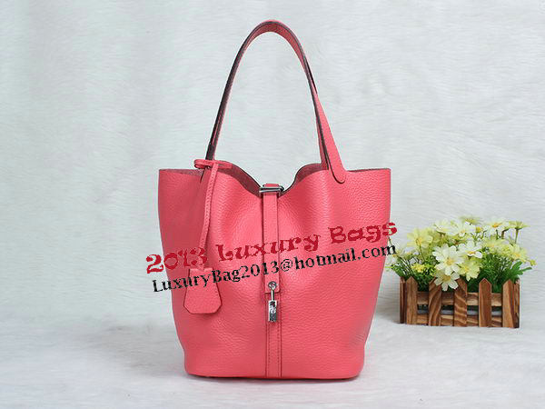 Hermes Picotin Lock MM Bag in Original Leather Rosy