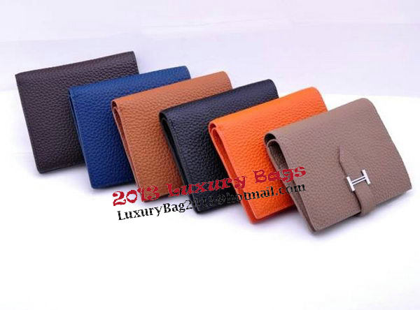 Hermes Bearn Japonaise Bi-Fold Wallet Grainy Leather H68943 Hermes Bearn Japonaise Bi-Fold Wallet Grainy Leather H68943