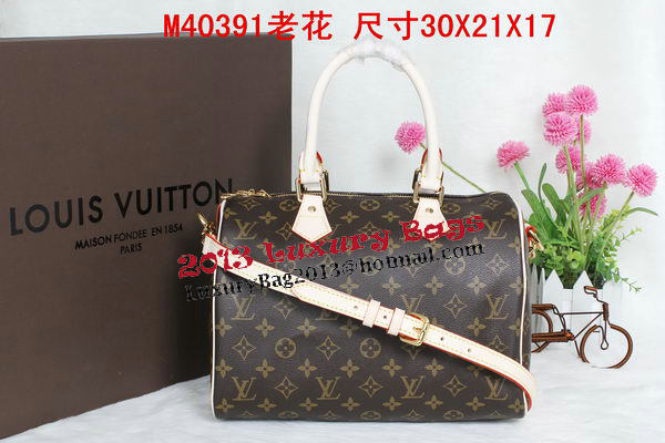 Louis Vuitton Monogram Canvas Speedy 30 Bag M40391 Louis Vuitton Monogram Canvas Speedy 30 Bag M40391