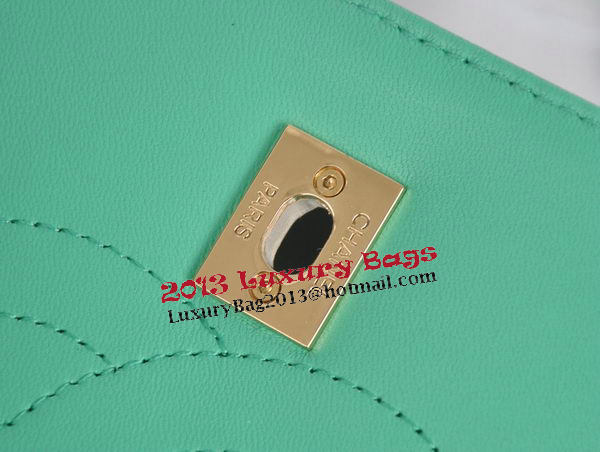 Chanel Classic Top Handle Bag Original Sheepskin Leather CHA92236 Green Chanel Classic Top Handle Bag Original Sheepskin Leather CHA92236 Green