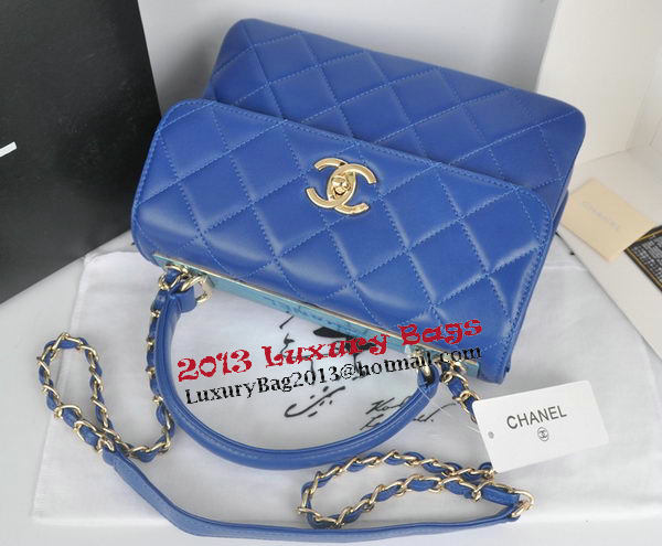 Chanel Classic Top Handle Bag Original Sheepskin Leather CHA92236 Royal Chanel Classic Top Handle Bag Original Sheepskin Leather CHA92236 Royal