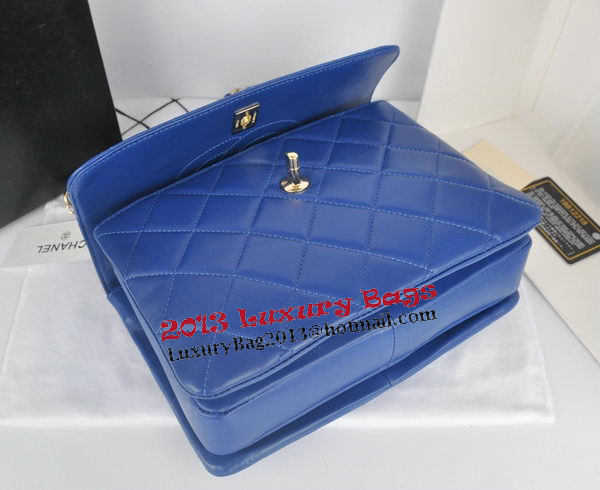 Chanel Classic Top Handle Bag Original Sheepskin Leather CHA92236 Royal Chanel Classic Top Handle Bag Original Sheepskin Leather CHA92236 Royal