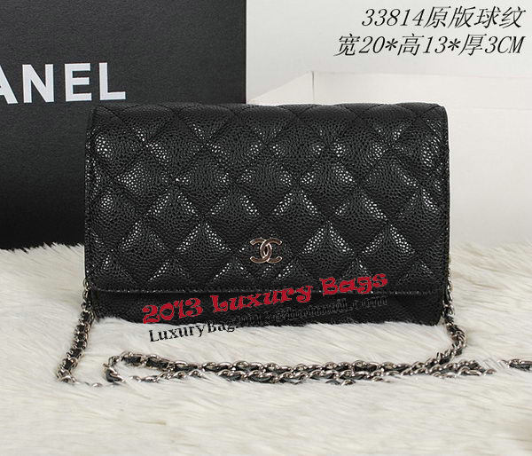 Chanel CHA33814 Original Cannage Leather mini Flap Bag Black Chanel CHA33814 Original Cannage Leather mini Flap Bag Black