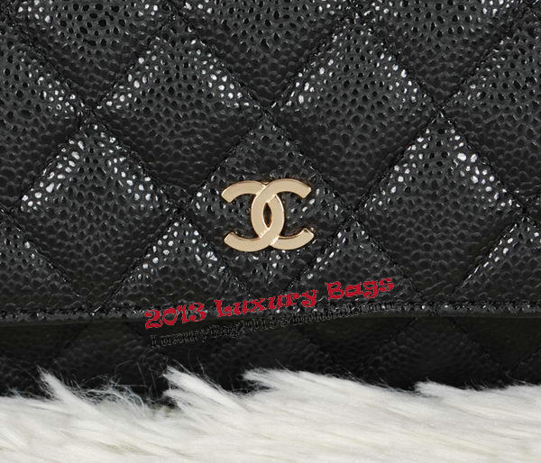Chanel CHA33814 Original Cannage Leather mini Flap Bag Black Chanel CHA33814 Original Cannage Leather mini Flap Bag Black