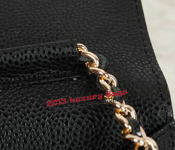 Chanel CHA33814 Original Cannage Leather mini Flap Bag Black Chanel CHA33814 Original Cannage Leather mini Flap Bag Black