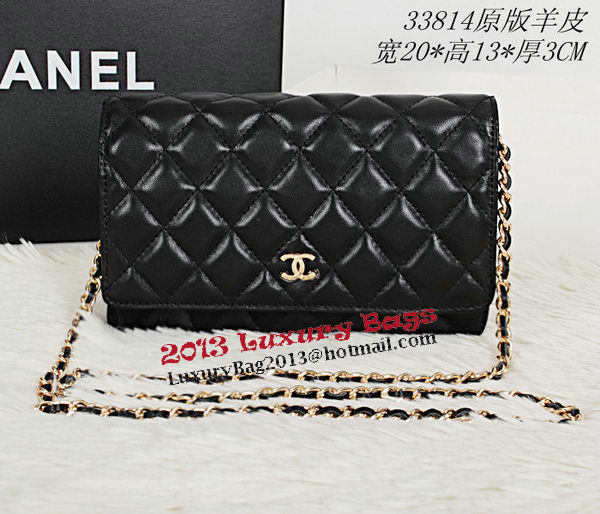 Chanel CHA33814 Original Sheepskin Leather mini Flap Bag Black Chanel CHA33814 Original Sheepskin Leather mini Flap Bag Black