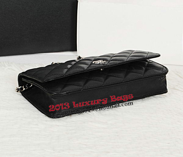 Chanel CHA33814 Original Sheepskin Leather mini Flap Bag Black Chanel CHA33814 Original Sheepskin Leather mini Flap Bag Black