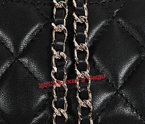 Chanel CHA33814 Original Sheepskin Leather mini Flap Bag Black Chanel CHA33814 Original Sheepskin Leather mini Flap Bag Black