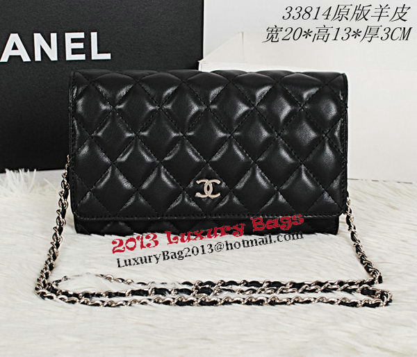 Chanel CHA33814 Original Sheepskin Leather mini Flap Bag Black Chanel CHA33814 Original Sheepskin Leather mini Flap Bag Black