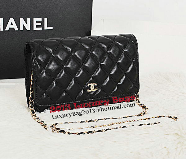 Chanel CHA33814 Original Sheepskin Leather mini Flap Bag Black Chanel CHA33814 Original Sheepskin Leather mini Flap Bag Black