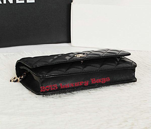 Chanel CHA33814 Original Sheepskin Leather mini Flap Bag Black Chanel CHA33814 Original Sheepskin Leather mini Flap Bag Black