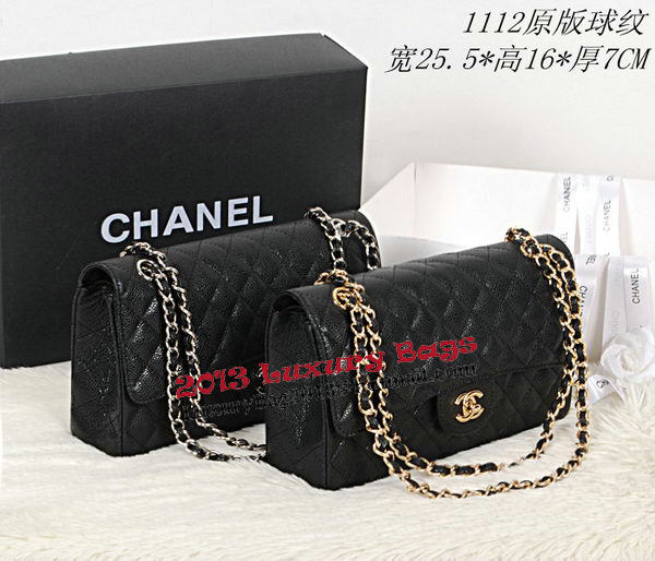 Chanel Classic Flap Bag 2.55 Series Original Cannage Pattern CHA1112 Black Chanel Classic Flap Bag 2.55 Series Original Cannage Pattern CHA1112 Black