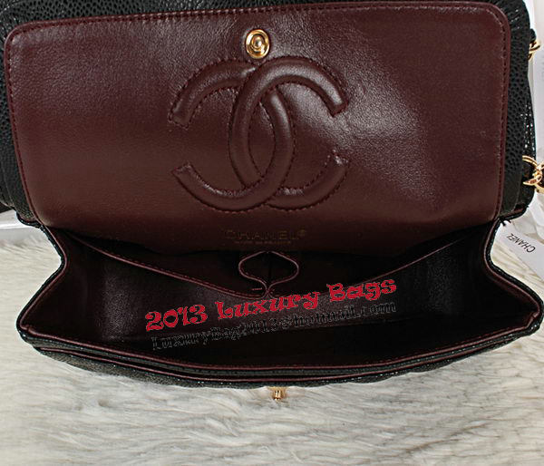 Chanel Classic Flap Bag 2.55 Series Original Cannage Pattern CHA1112 Black Chanel Classic Flap Bag 2.55 Series Original Cannage Pattern CHA1112 Black