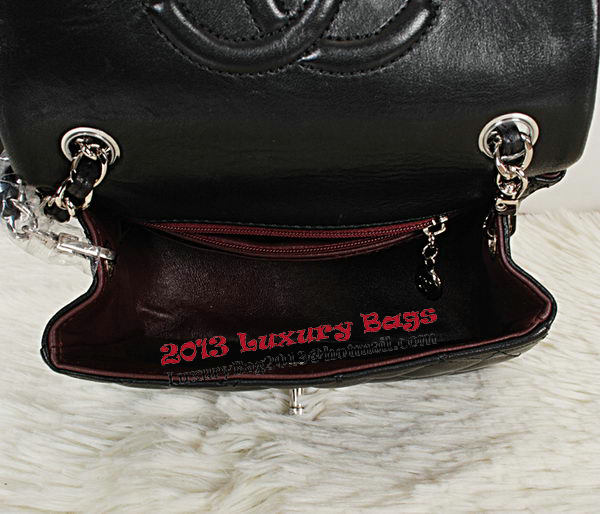 Chanel mini Classic Flap Bag Original Leather CHA1115 Black Chanel mini Classic Flap Bag Original Leather CHA1115 Black