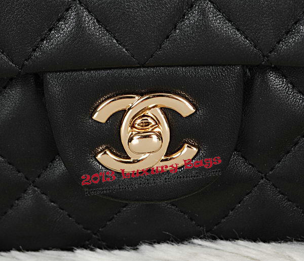 Chanel mini Classic Flap Bag Original Leather CHA1115 Black Chanel mini Classic Flap Bag Original Leather CHA1115 Black