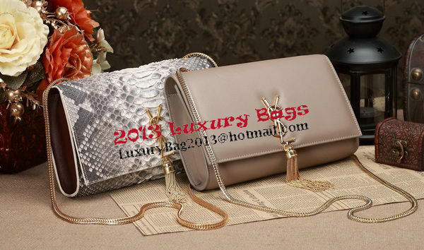 YSL Small Monogramme Cross-body Shoulder Bag Snake Leather 5475 OffWhite YSL Small Monogramme Cross-body Shoulder Bag Snake Leather 5475 OffWhite