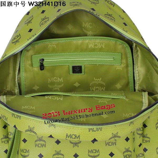 MCM Medium Flag of UK Backpack MC5173 Green MCM Medium Flag of UK Backpack MC5173 Green