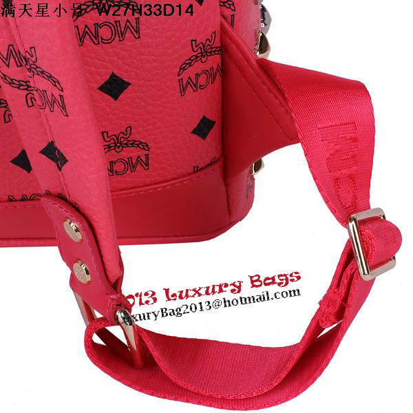 MCM Stark Studded Small Backpack MC2089S Light Red MCM Stark Studded Small Backpack MC2089S Light Red