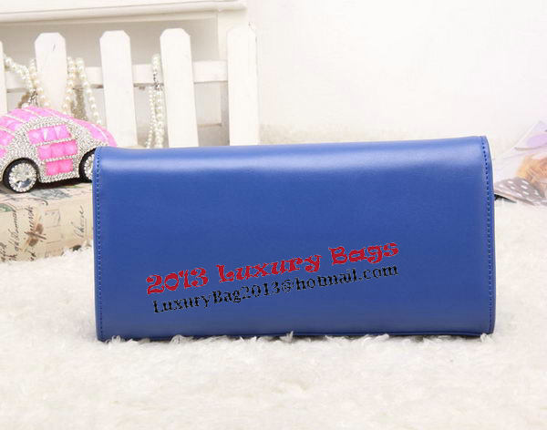 YSL Classic Monogramme Tassel Smooth Leather Clutch Bag Y8908 Blue YSL Classic Monogramme Tassel Smooth Leather Clutch Bag Y8908 Blue