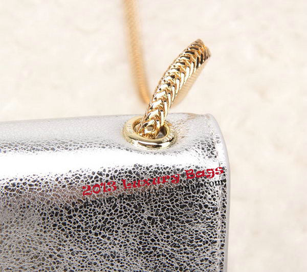 Yves Saint Laurent Monogramme Cross-body Shoulder Bag Silver Yves Saint Laurent Monogramme Cross-body Shoulder Bag Silver