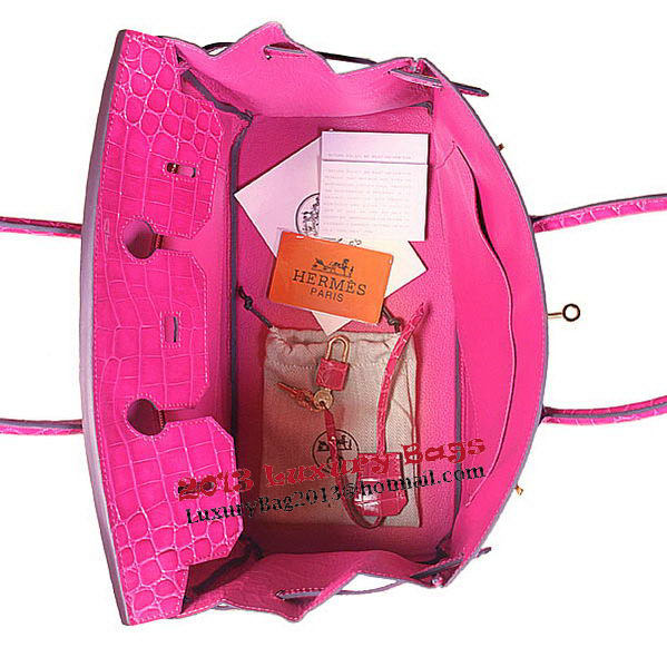 Hermes Birkin 35CM Tote Bag Peach Iridescent Croco Leather Gold Hermes Birkin 35CM Tote Bag Peach Iridescent Croco Leather Gold