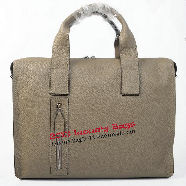 Hermes Briefcase Original Grainy Leather H8813 Grey Hermes Briefcase Original Grainy Leather H8813 Grey