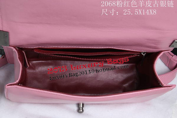 Boy Chanel Flap Shoulder Bag Sheepskin Leather CHA2068 Pink Boy Chanel Flap Shoulder Bag Sheepskin Leather CHA2068 Pink