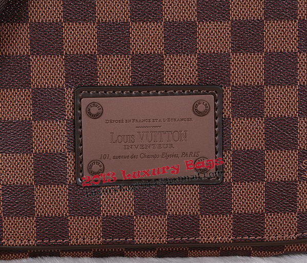 Louis Vuitton Damier Ebene Canvas Brooklyn PM N51210 Louis Vuitton Damier Ebene Canvas Brooklyn PM N51210