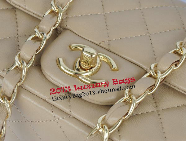 Chanel mini Classic Flap Bag Apricot Original Sheekskin CHA1115 Gold Chanel mini Classic Flap Bag Apricot Original Sheekskin CHA1115 Gold
