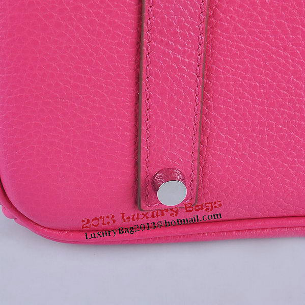 Hermes Birkin 35CM Tote Bag Rosy Grainy Leather Silver Hermes Birkin 35CM Tote Bag Rosy Grainy Leather Silver